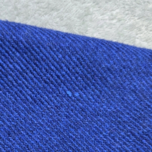 GAP Academy Blazer Royal Blue Diagonal Stripe Pockets Academia Career Preppy - Picture 12 of 12